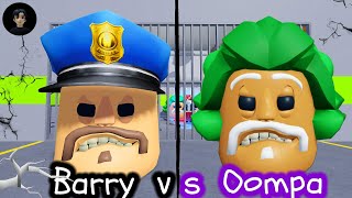 Big Head Barry vs Oompa Prison Escape | Roblox Obby | Mobilegameplay | Walkthrough 2024