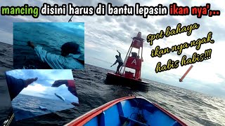 Mancing di laut kedalaman 25meter spot baru tomba bui A