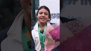 Bienvenida a Alejandra Higueros tras lograr la medalla de plata en el Poomsae femenino #Santiago2023