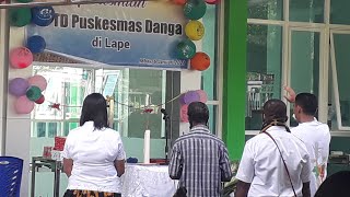 Sapaan Adat Wakil Bupati, Acara Peresmian Puskesmas Kota Mbay (Puskesmas Danga Di Lape)