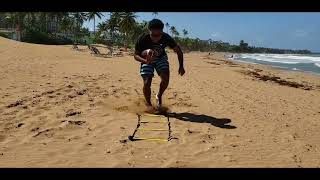 Marcus Crawford Beach Workout 2021