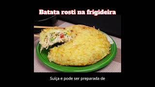 Batata rosti na frigideira #dieta #receitas