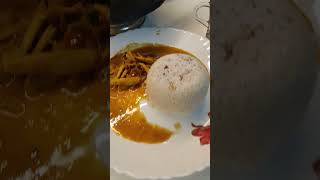 #food  puttu& 🐟 curry