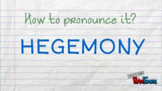 Day 36- WORD(HEGEMONY)