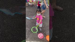 Playing bubbles