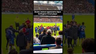 Nicolas Jackson appeared to SLAP Nottingham Forest player during Chelsea vs Nottm Fight