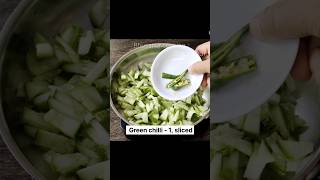 cucumber side dish for rice and chapathi #shorts #youtubeshorts #bhusanurcooking