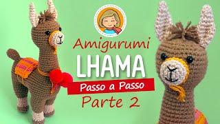 Lhama Amigurumi Parte 2 - Passo a passo Por Glê Negri