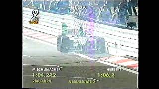 F1 Luxemburg 1998 FP2 Takagi crashes (DF1)