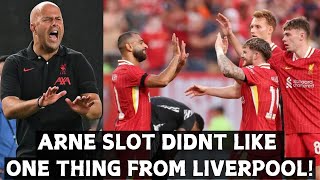 Arne Slot reveals disappointing aspect of Liverpool's win over Arsenal