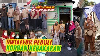 WALAU TIDAK SEMPAT HADIR, DWIAFFOR MENGARAHKAN TEAM ANJ UNTUK MEMBANTU KORBAN KEBAKARAN DI MAKASSAR!