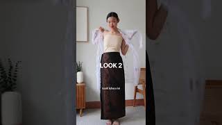 inspirasi kebaya simple untuk wisuda