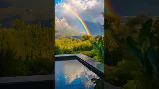 Water Features in Hawaii #shorts #hawaii #rainbow #garden #nature