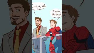 Tony Stark gives a lesson to Peter Parker