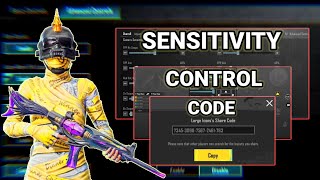 NEW UPDATE 3.1🔥BEST SENSITIVITY CODE + CONTROL SETTINGS PUBG MOBILE /BGMI