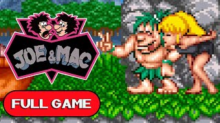 Joe & Mac SNES FULL GAME Longplay Gameplay Walkthrough Playthrough VGL