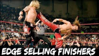 WWE Edge Selling Finishers Compilation 2000-2006