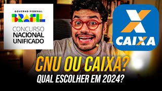 CONCURSO CNU OU CAIXA? QUAL ESCOLHER? DÁ PRA CONCILIAR?