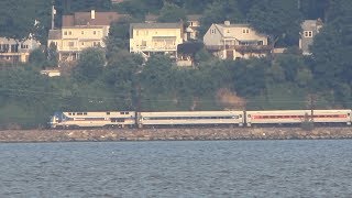 Metro-North Hudson Line Trains at Tarrytown/Irvington (7/7/19)