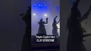 Hayko Cepkin'den Olay Gönderme