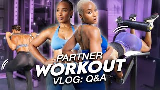 PARTNER WORKOUT Q&A : Dating as a gym girl, being a fitness Influencer, social media