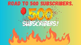 Who's helping me to hit 500 Subscribers before Christmas!