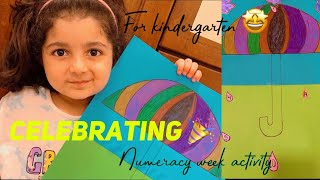 numeracy activities for kindergarten | math week project |#kindergaten #schoolproject