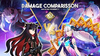 [ F/GO ] - Space Ishtar vs Summer Kama NP Damage Comparisson #fgojp #fgo #damagecomparisson