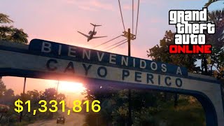 GTA Online: Cayo Perico Heist $1,331,816 (SOLO)