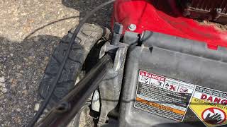 FAST Loose Lawnmower Handlebar Repair, Craftsman MTD Troy-Bilt Walk Behind Mowers