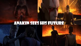 ANAKIN SKYWALKER SEES HIS FUTURE - Star Wars: The Clone Wars Season 3 Episode 17 Discussion