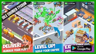 Idle Courier Tycoon / Business Manager Gameplay MAX Levels P4 (Android, IOS)