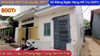 Chỉ 800Tr, Sổ Hồng Riêng Nhà Ở Khu Phố 1, Trung Tâm Thị Trấn Cần Giuộc, Nhà Đất Cần Giuộc Giá Rẻ