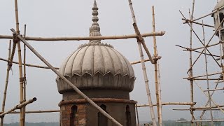 মসজিদের গুম্বুজের উপর প্লাস্টার ডিজাইন । How beautifully the parts on the dome are designed