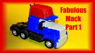 Pixar Cars Customs Fabulous Mack in Honor of Fabulous Doc Hudson