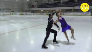 Ukrainian Nationals 2019 Alexandra Nazarova and Maxim Nikitin RD