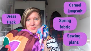 Sewing catch up | Carmel Jumpsuit | sewcial | summer in new York dress hack