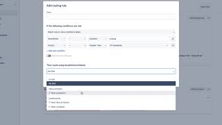 Routing Rules in Opsgenie