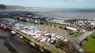 [Drone] Porth Penrhyn Harbour, Bangor, North Wales