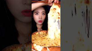 🍕Super Double Cheese Pizza 🍕 With Spicy Sauce #shorts :)#foryou #trending #shorts #eatingsounds #fyp