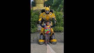 Robot bumblebee di Taman ghanjaran #shorts