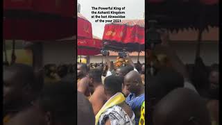 KING OF ASHANTI KINGDOM, Otumfuo Nana Osei Tutu II Dancing In Royalty At The Last Akwasidae of 2021