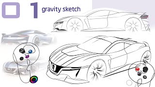 GravitySketch #1 I #cardesign  I #DiseñoAutomotriz