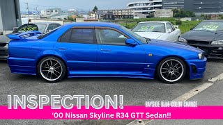 I inspected and sold a ‘00 Skyline R34 sedan