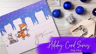 Holiday Card Series 2022 Day 5: Moving Friends Slider Card