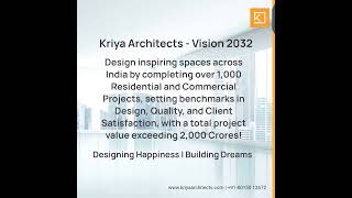 Vision #2032 #business #kriyaarchitects #architecture #interiordesign