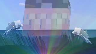 party on the ocean floor but it’s minecraft