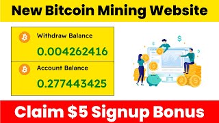 New Free Bitcoin Mining Website || Best Cloud Mining Site 2022 || Free Signup Bonus