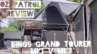 Kings Grand Tourer Roof top tent review Mk1,2 versus Mk3