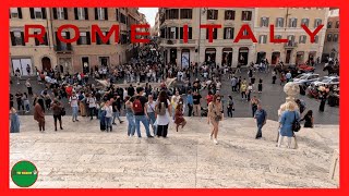 Spanish Steps | Famous Steps On The Piazza di Spagna | Roma Italy | Walking tour